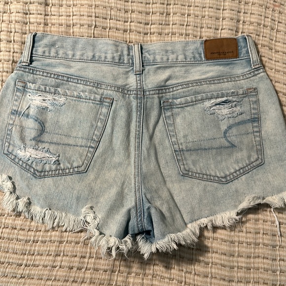 Light Wash Jean Shorts - Picture 3 of 5
